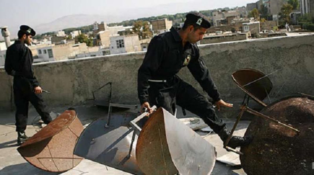 حملة مصادرة الستلايتات من قبل الأحتلال الأيراني في الأحواز المحتلة