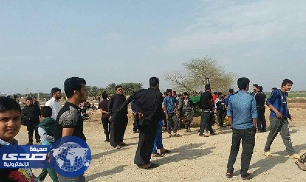 بالصور.. تظاهرات بقرية البهر أحتجاجاً علي توظيف العمال الفرس بدل الأحواز